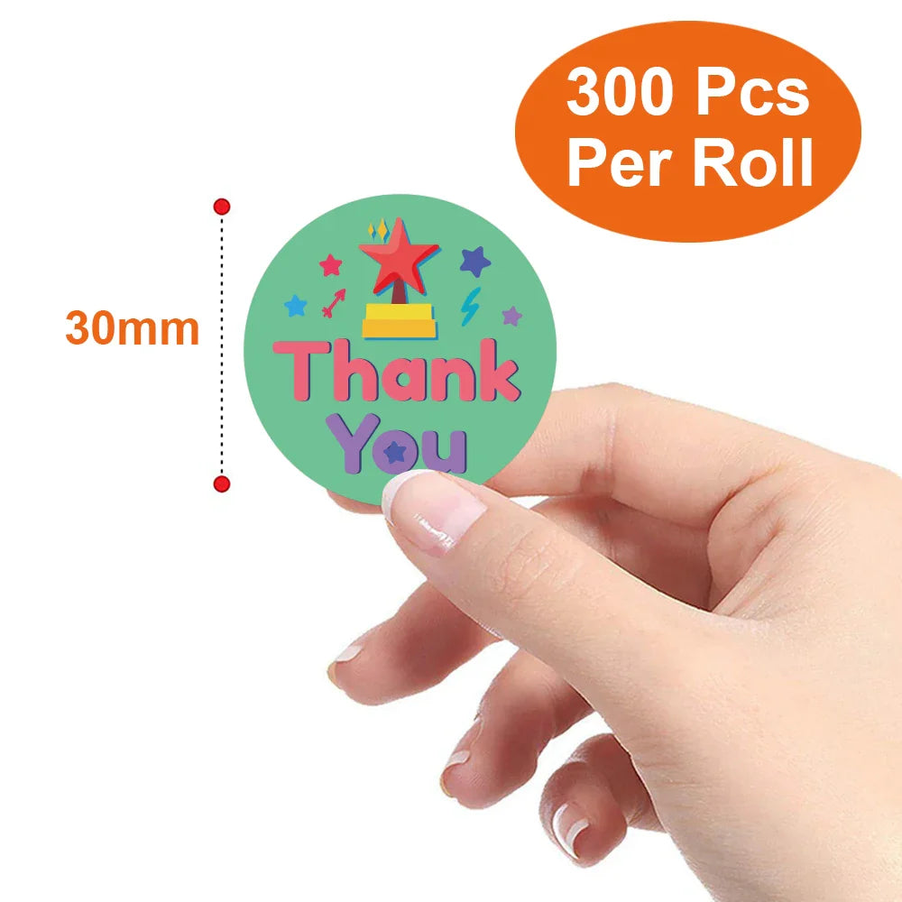 New  Sticker  Dog Cat Kids Reward Sticker Yellow Labels Happy Animal dog   Sticker Kids Toys School Teacher Student Stationery (Online Order Only)