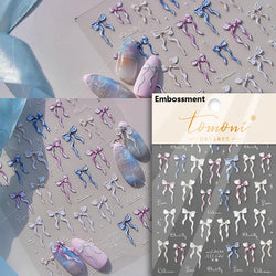 Round Jeans Square Sexy Blue Series Cowboy Lucky Beautiful Letter Self Adhesive Nail Art Sticker Pearl Rhinestone Manicure Decal (ONLINE ORDER ONLY)