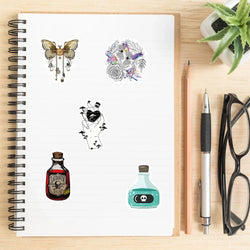 50/100PCS Pharmacist Horror Gothic Graffiti Mobile Phone Notebook Luggage Car Decoration Waterproof Sticker Toy Wholesale (Online Order Only)