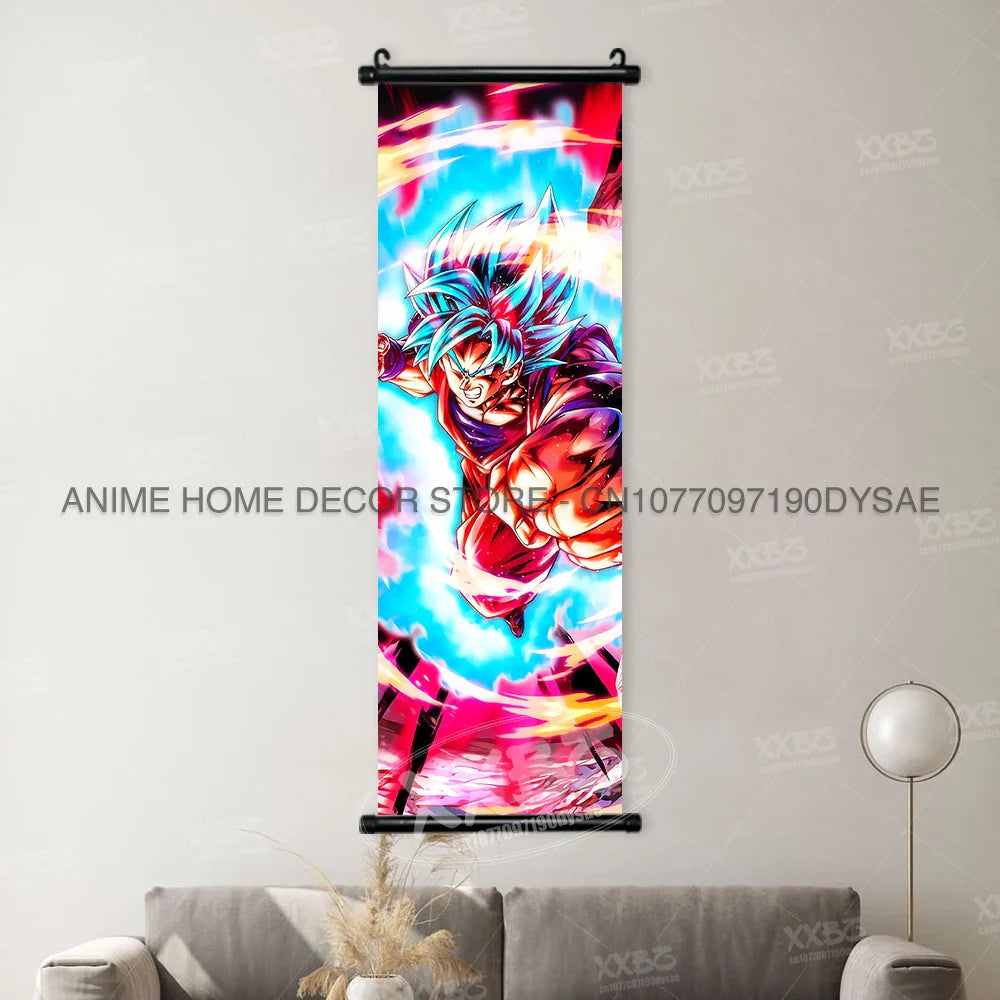Dragon Ball Posters: Goku & Vegeta Anime Wall Scrolls (ONLINE ORDER ONLY)