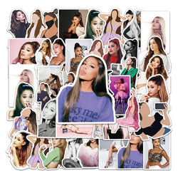 10/30/50pcs Singer Ariana Grande Stickers Laptop Guitar Luggage Skateboard Phone Bike Car Waterproof Cool Sticker Decal Kid Toys (ONLINE ORDER ONLY)