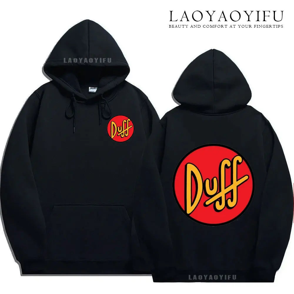 Simpsons Hoodie - Duff Beer Logo (ONLINE ORDER ONLY)