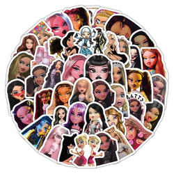 10/30/50/100PCS Bratzillaz Stickers Funny Cartoon Sticker Decals DIY Scrapbook Luggage Laptop Phone Car Bike Skateboard Kids Toy (ONLINE ORDER ONLY)
