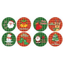 100-500pcs Merry Christmas Stickers Christmas Theme Seal Labels Stickers For DIY Gift Baking Package Envelope Stationery (ONLINE ORDER ONLY)