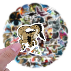 10/30/60PCS Ark Survival Evolved Cartoon Stickers Funny Game Sticker Scrapbook Luggage Laptop Guitar Bike Skateboard Decals Toy (ONLINE ORDER ONLY)