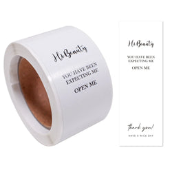 100pcs/Roll 3*9cm Thank You For Your Purchase Stickers For Small Business Gift Package Personalized Labels (Online Order Only)
