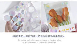 1pcs Cute Colorful Bubble Series Stickers Ins Basis Dot Laser Decoration Sticker Diary Scrapbooking DIY Album Kawaii Stationery (ONLINE ORDER ONLY)