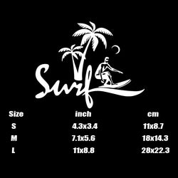 "SURF"Stickers, Add a Touch of Summer Magic to Your Car with Stylish Car Accessories in this summer. (ONLINE ORDER ONLY)