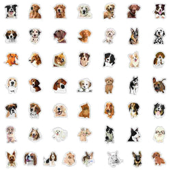 10/30/50PCS Dog Stickers Kawaii Animal Cartoon Decals Toys DIY Suitcase Notebook Phone Laptop Luggage PVC Hand Account Material (Online Order Only)