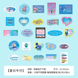 50Pcs/lot Ins Cute Bear Stickers Planner Journal Collage DIY idol card Decoration Material Scrapbook Sticker Kawaii Stationery (ONLINE ORDER ONLY)