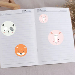 500pcs Cute Sticker for Kids Animals Face Reward Sticker for Classroom Teacher Supplies Motivational Scrapbooking (Online Order Only)