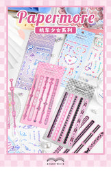 2Pcs/lot Cute Ribbon Chain Stickers Lace Idol Card Scrapbooking DIY Album Decoration Sticker Aesthetic Kawaii Stationery (ONLINE ORDER ONLY)
