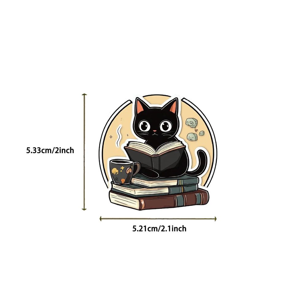 50PCS Animals Reading Stickers for Toy DIY Luggage Laptop Guitar Skateboard Phone Case Bike Car Cartoon Stickers (ONLINE ORDER ONLY)