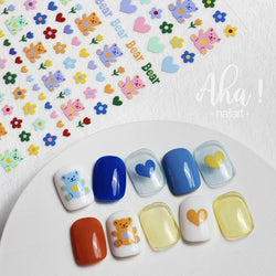 1pc 3D Cloud Moon Design Nail Art Stickers Ultra Thin Self Adhesive Nail Art Decals White Clouds Nail Art Decoration Supplies *N (Online Order Only)