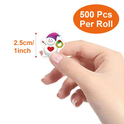 100-500pcs Heterotypic Christmas Themed Snowmans Stickers 8 Designs DlY Decoration Gift Stickers Holiday Party Decoration Labels (ONLINE ORDER ONLY)