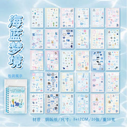 30sheets/piece Korean Ins Cute Collage Material Decorative Sticker Book Laptop Kpop Scrapbook Journal Kawaii Stickers Kids Gift (ONLINE ORDER ONLY)