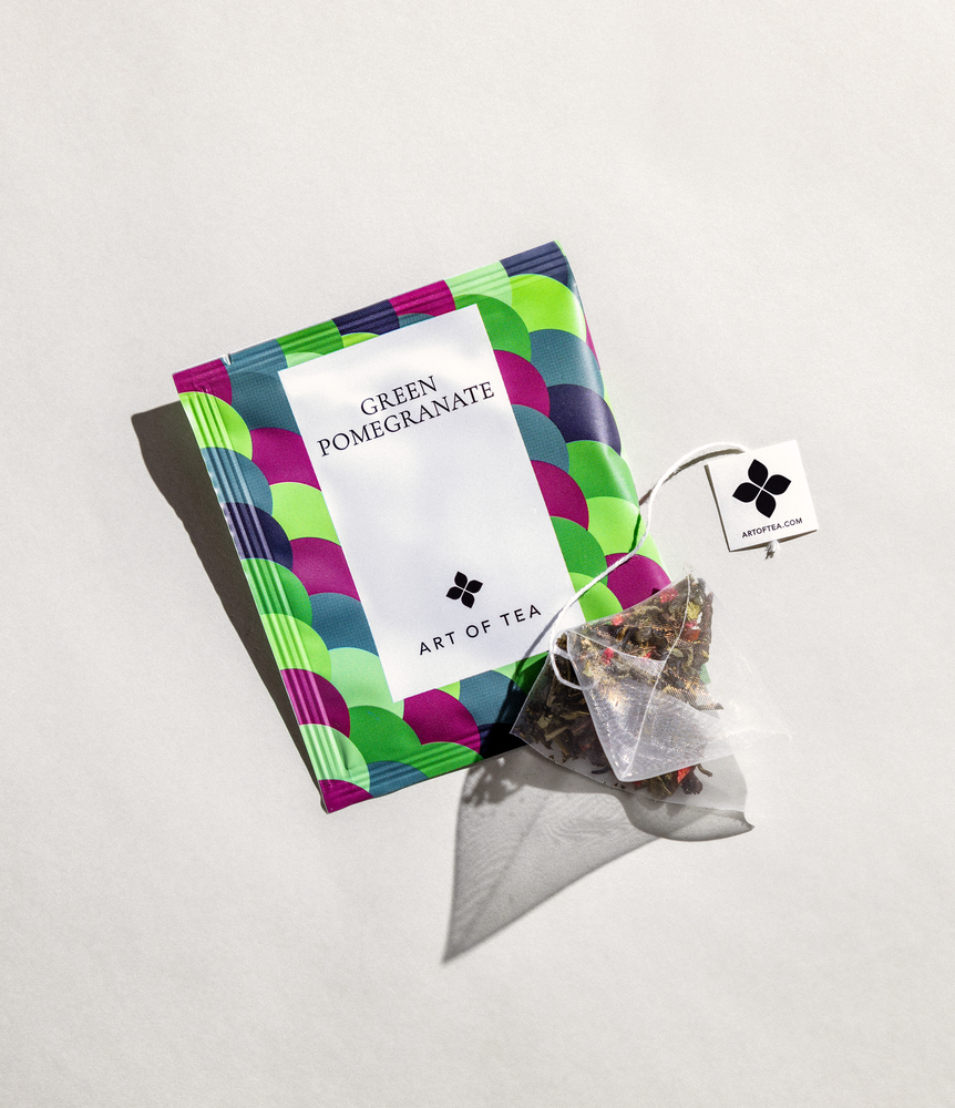 Green Pomegranate Tea Teabag Sachets