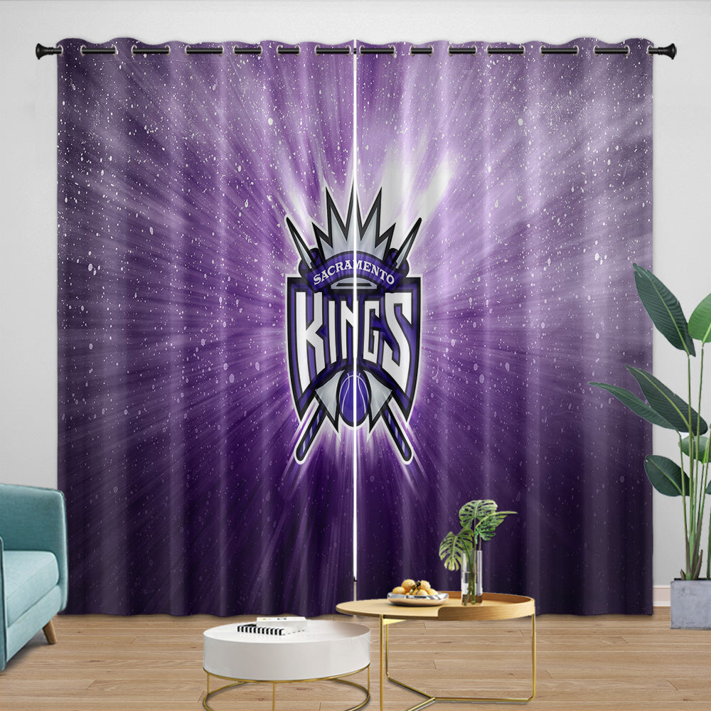 Sacramento Kings Curtains Blackout Window Drapes Room Decoration (Online Order Only)