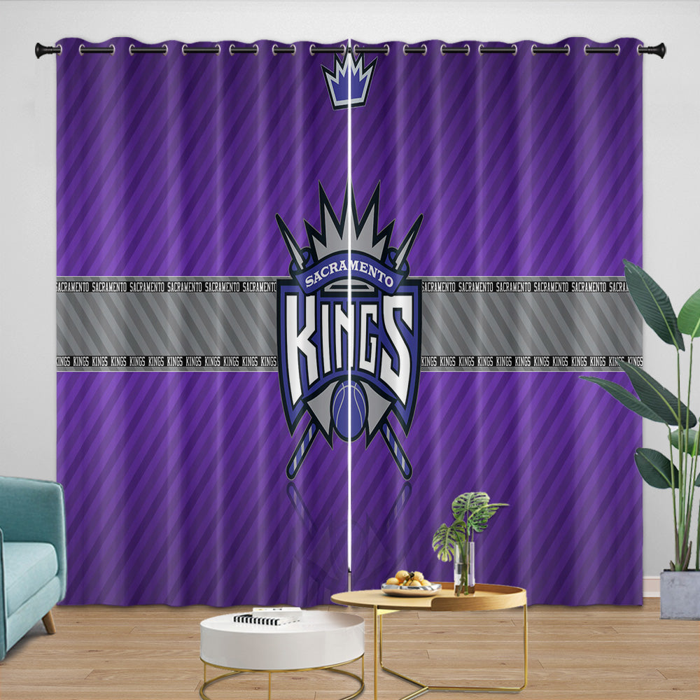 Sacramento Kings Curtains Blackout Window Drapes Room Decoration (Online Order Only)
