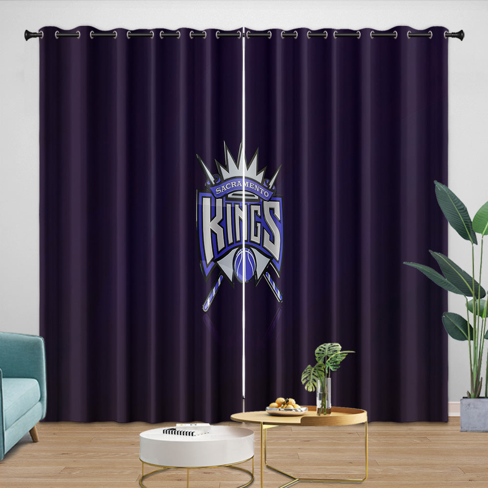 Sacramento Kings Curtains Blackout Window Drapes Room Decoration (Online Order Only)