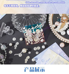1Pcs Cute Love Romantic Pearl Scrapbooking Stickers Korean ins Hand Account Idol Card Album DIY Deco Material Stationery Sticker (ONLINE ORDER ONLY)