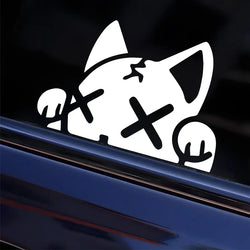 CUTE CAT DECAL,CARTOON CAT stickers,creative&funny decal with high quality for car trucks motorcycles &laptops (ONLINE ORDER ONLY)