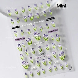 Hot Stamping Purple Line Love Heart Lace Bowknot Chain Branches Star Flower Leaf Butterfly Plant Flower Nail Art Stickers Decals (Online Order Only)