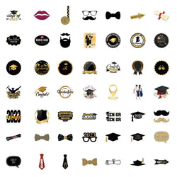 50pcs Graduation Cartoon Stickers Waterproof Laptop Phone Kids Toys Notebook Decor (Online Order Only)