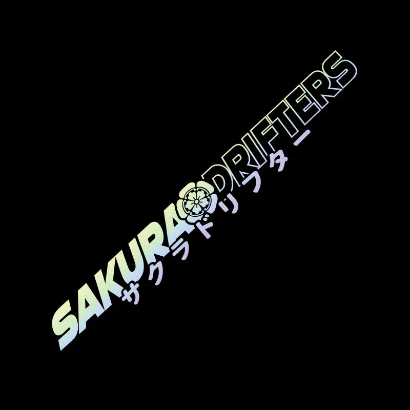 Sakura Drifters for Car Sticker Decoration Front Windshield Drift Style External Accessories JDM Stickers Waterproof Vinyl Decal (ONLINE ORDER ONLY)