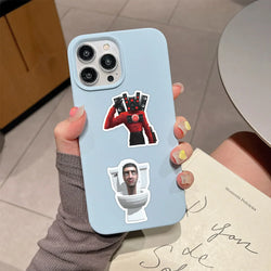 10/30/50PCS Cartoon Game Skibidi Toilet Stickers Kids Toys Graffiti For Phone Fridge  Skateboard Laptop Bike DIY Decoration Gift (ONLINE ORDER ONLY)