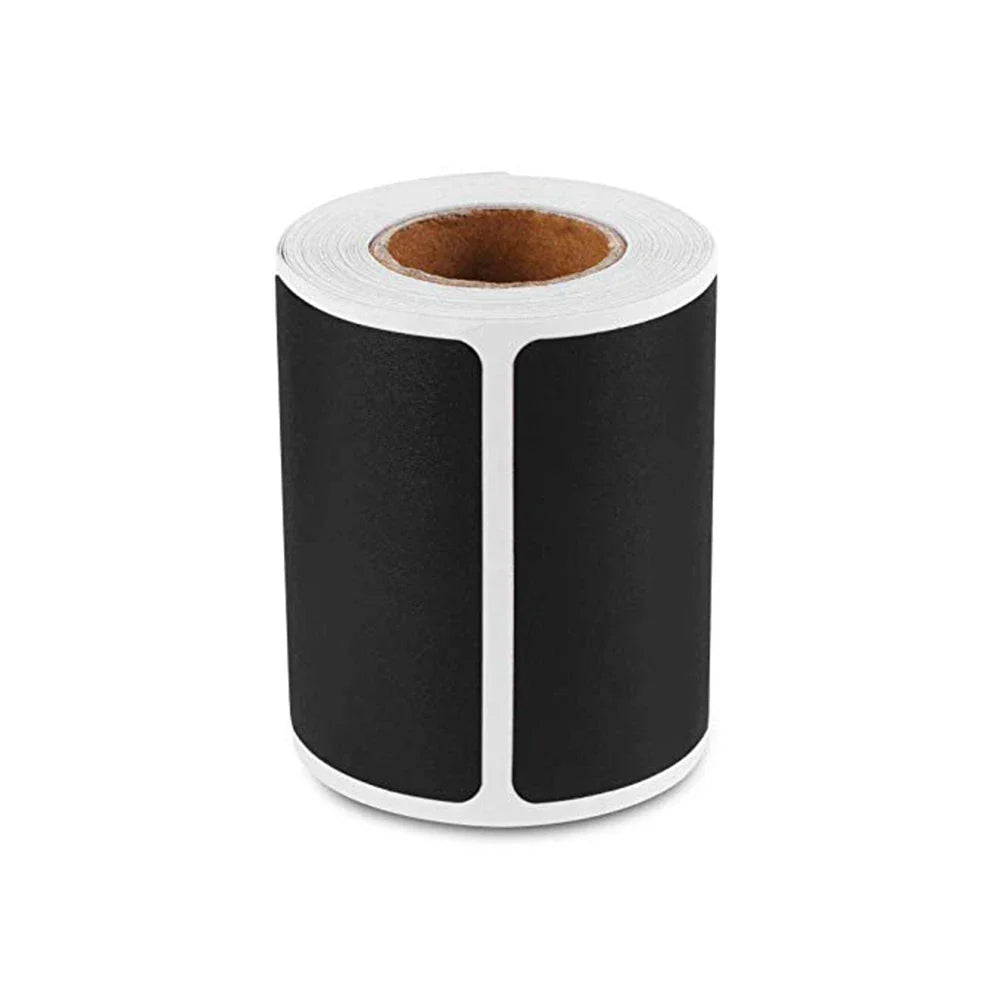 120-300pcs/roll Blackboard Spice Sticker Reusable Jam Labels Kitchen Stickers Organizer Wall Sticker Home Decor Chalkboard Label (ONLINE ORDER ONLY)