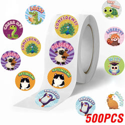 100-500pcs Animal Cartoon Stickers Phone Laptop Notebook Suitcase Water Bottles Sticker DIY Gift Decoration Lables Stationery (ONLINE ORDER ONLY)