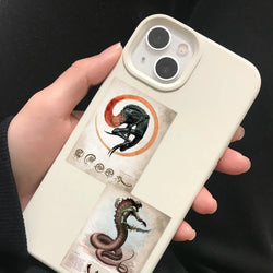 50pcs Cthulhu Mythos Monsters Funny Graffiti Stickers Vinyl Waterproof Stickers Pack For Water Bottle Laptop Scrapbook Stickers (Online Order Only)