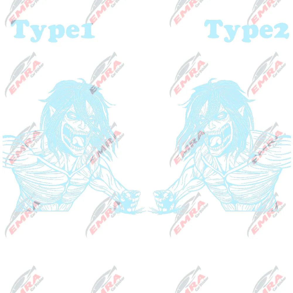 Anime Sticker Side Hood Window Decoration External Accessories Stickers For Car Competition Style Die Cutting Vinyl Decals (ONLINE ORDER ONLY)
