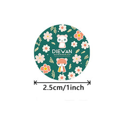 100-500pcs Cute Animal Label Stickers For Envelope Student Work Stationery Gift Decor Seal Lable Children's Scrapbook Stickers (ONLINE ORDER ONLY)