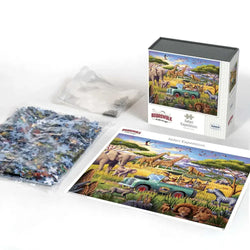 Safari Expedition 1000 Piece Jigsaw Puzzle Boardwalk (ONLINE ORDER ONLY)