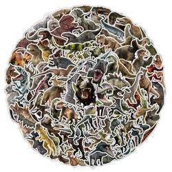 Dinosaur Cartoon Stickers Pack for Laptop, Luggage, Snowboard, Graffiti Decals (Online Order Only)