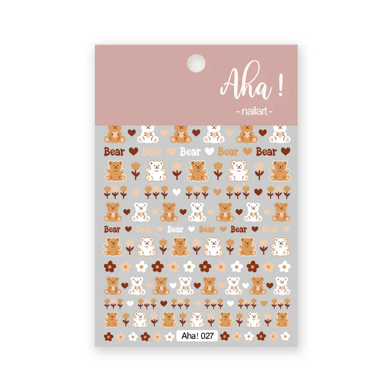 1Pc Cherry Fruit Nail Sticker Nail Art Decals Summer Lemon Grapefruit Self Adhesive DIY Nail Stickers Aha Series Nail Art Decor (Online Order Only)