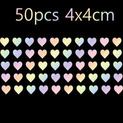JDM Heart Car Stickers Window Bumper Exterior Accessories Car Modification Bodywork Styling Competition PVC Vinyl Decals (ONLINE ORDER ONLY)