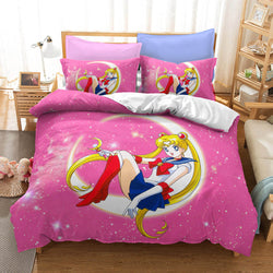Sailor Moon Cosplay Bedding Set Quilt Cover Without Filler