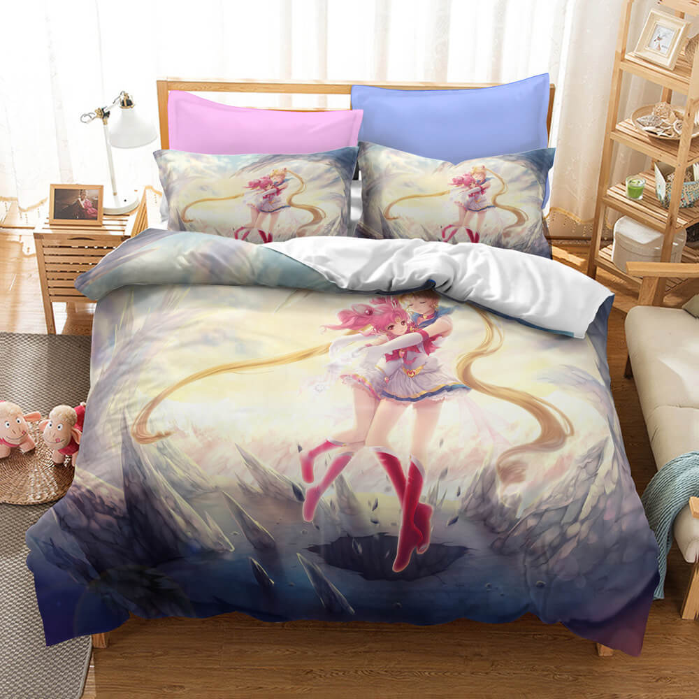 Sailor Moon Cosplay Bedding Set Quilt Cover Without Filler