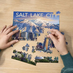 Salt Lake City 210 Piece Jigsaw Puzzle Boardwalk (ONLINE ORDER ONLY)