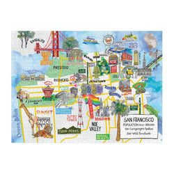 San Francisco 1000 Piece Jigsaw Puzzle Galison