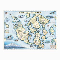 San Juan Islands 1000 Piece Jigsaw Puzzle Xplorer Maps (ONLINE ORDER ONLY)
