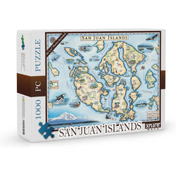 San Juan Islands 1000 Piece Jigsaw Puzzle Xplorer Maps (ONLINE ORDER ONLY)