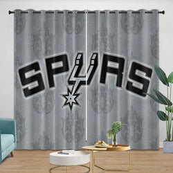 San Antonio Spurs Curtains Blackout Window Drapes Room Decoration (Online Order Only)