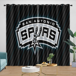 San Antonio Spurs Curtains Blackout Window Drapes Room Decoration (Online Order Only)