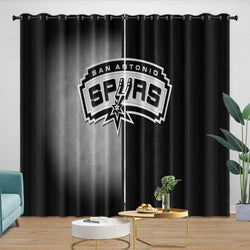 San Antonio Spurs Curtains Blackout Window Drapes Room Decoration (Online Order Only)