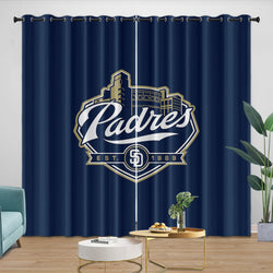 San Diego Padres Curtains Blackout Window Drapes Room Decoration (Online Order Only)