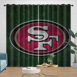 San Francisco 49ers Curtains Blackout Window Drapes Room Decoration (Online Order Only)
